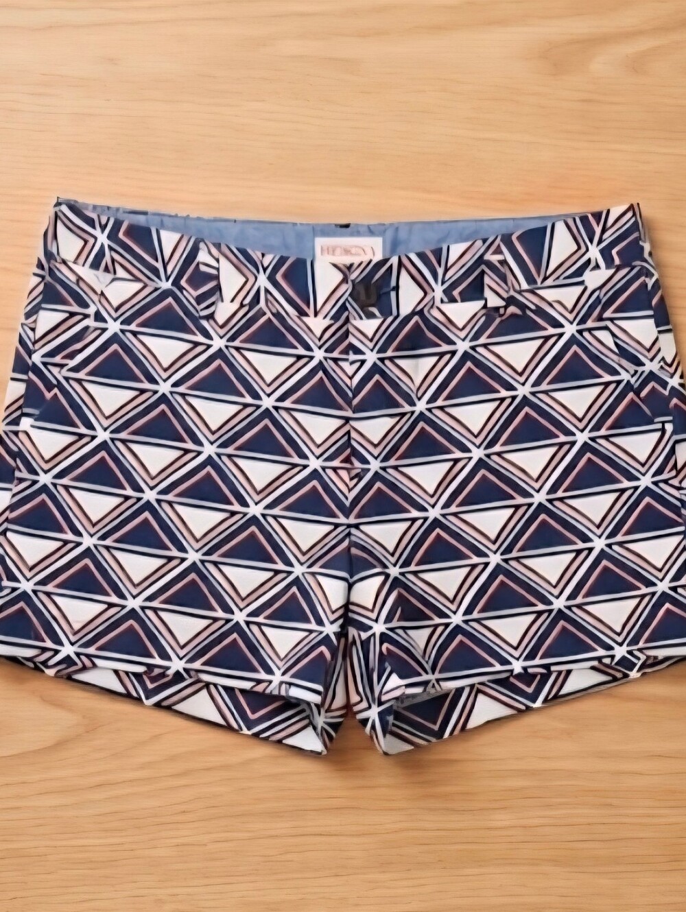 NWOT Merona 100% Cotton Geometric Shorts Size 8